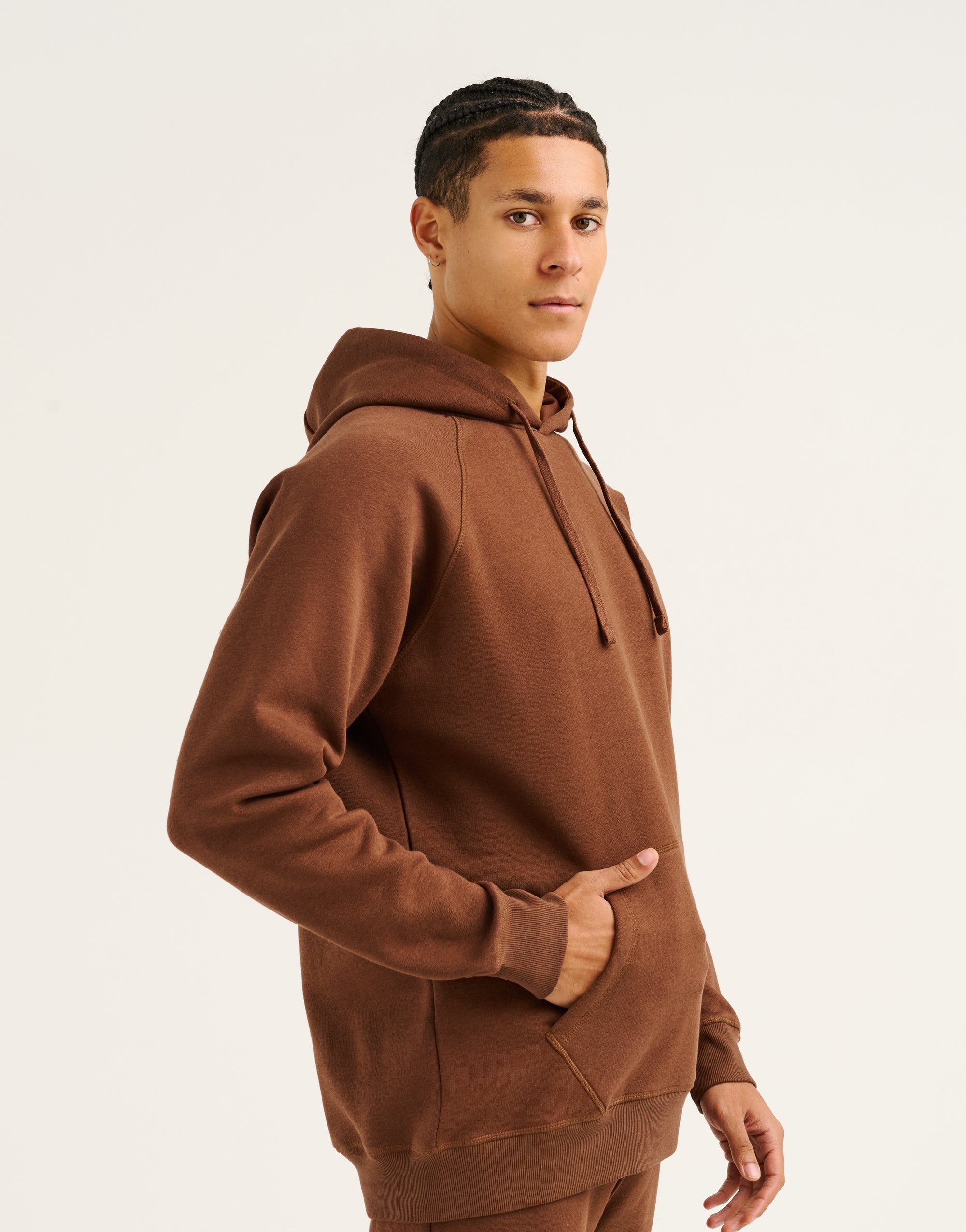 Recover Fleece Hoodie - Brown