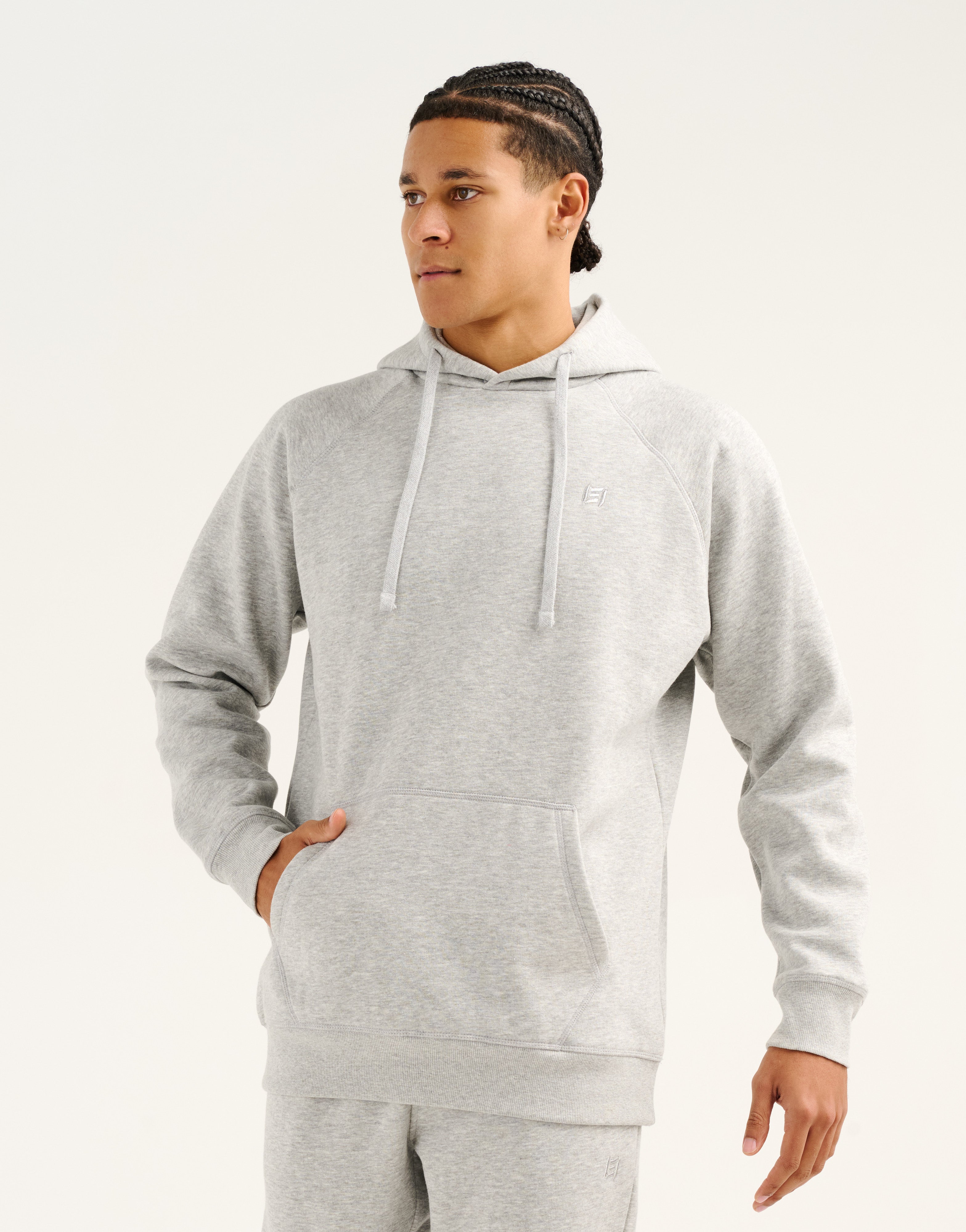 Recover Fleece Hoodie - Grey Marle