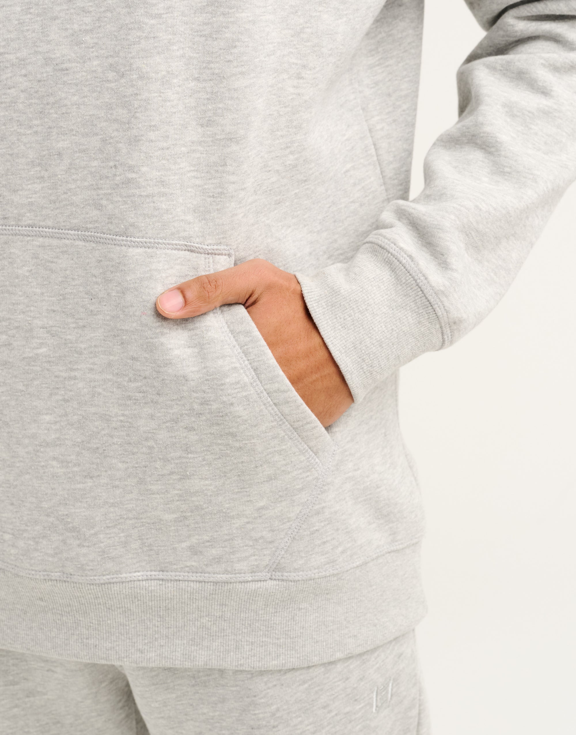 Recover Fleece Hoodie - Grey Marle