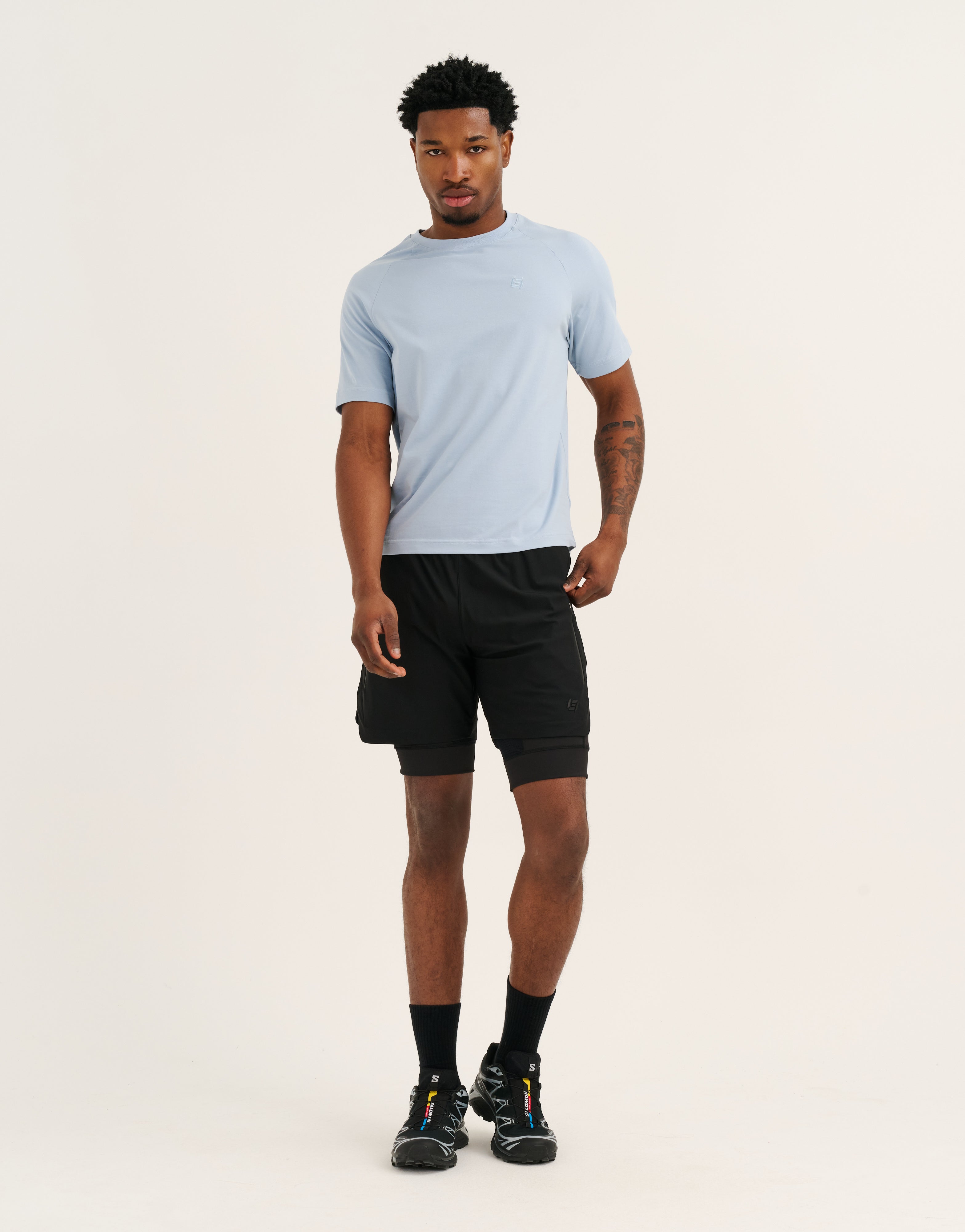 Foundation Tee 27" - Dusty Blue