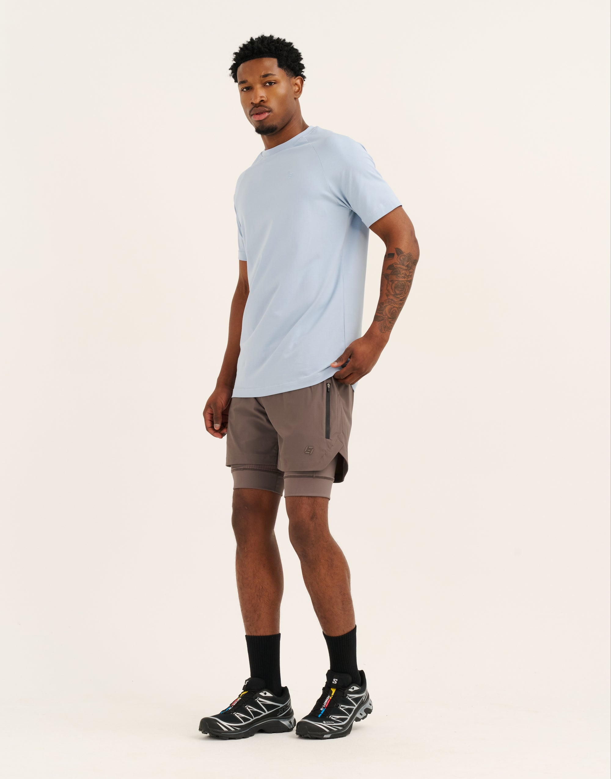 Foundation Tee 32" - Dusty Blue