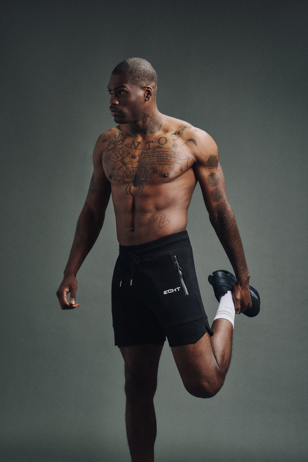 Echt Force Knit Shorts - Black