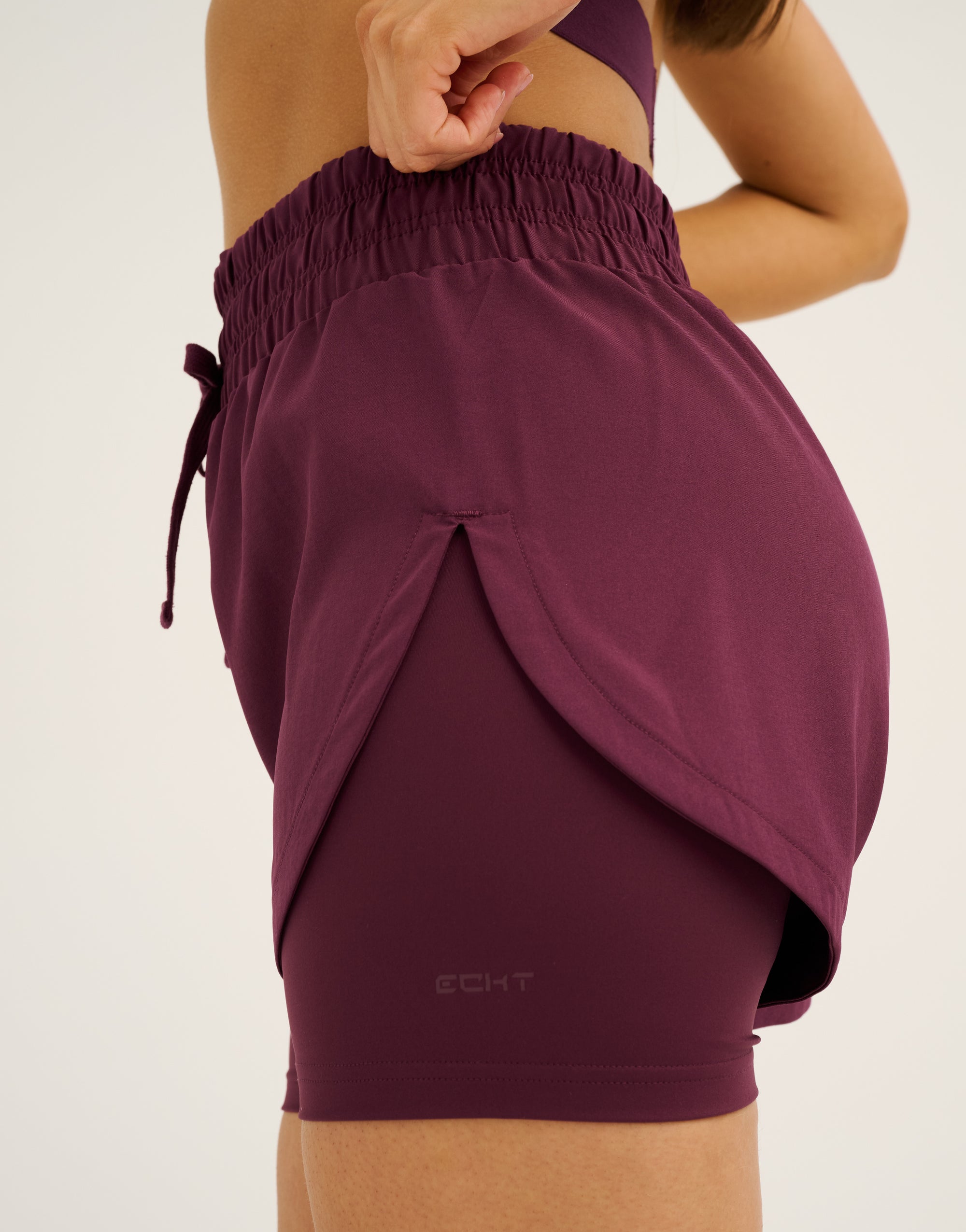 Freedom Running Shorts - Blackberry