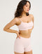 Lycra Seamless Sports Bra - Mauve