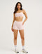 Lycra Seamless Sports Bra - Mauve