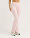 Lycra Invisible Scrunch Pocket Flare Leggings - Mauve