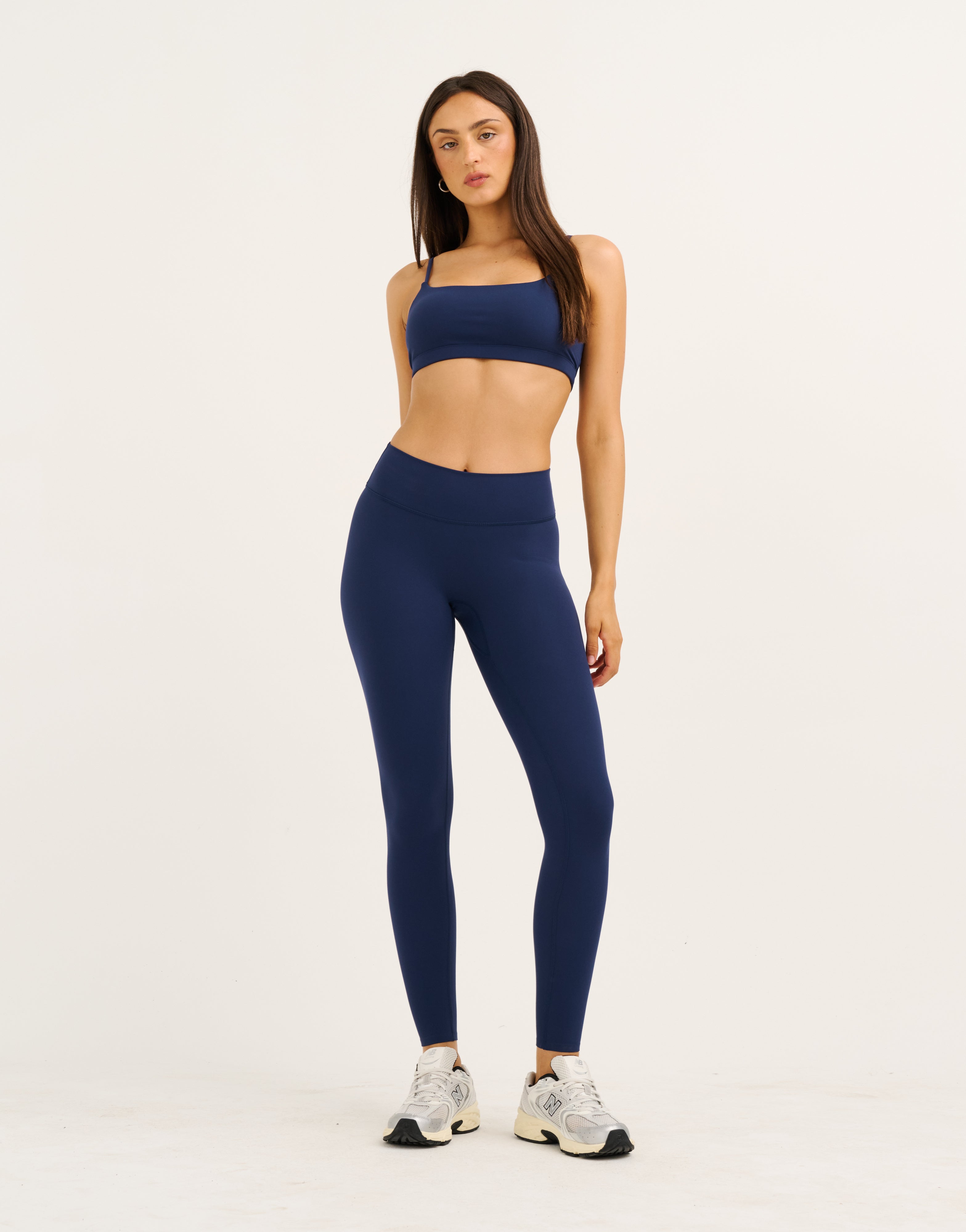 Lycra Invisible Scrunch Leggings - Navy