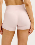 Lycra® Invisible Scrunch Pocket Shorts - Mauve