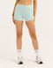 Lycra Invisible Scrunch Pocket Shorts - Mint