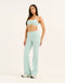 Lycra Invisible Scrunch Straight Leg Pant - Mint