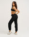 Elemental Layered Jogger Sweatpants - Black/White