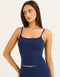 Lycra Seamless Tank - Navy