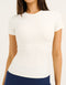 Lycra Seamless Tee - White