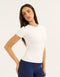Lycra Seamless Tee - White