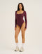 Elemental L Square Bodysuit - Blackberry