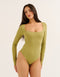 Elemental L Square Bodysuit - Olive