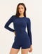 Lycra Seamless Long Sleeve - Navy
