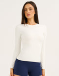 Lycra® Seamless Long Sleeve - White