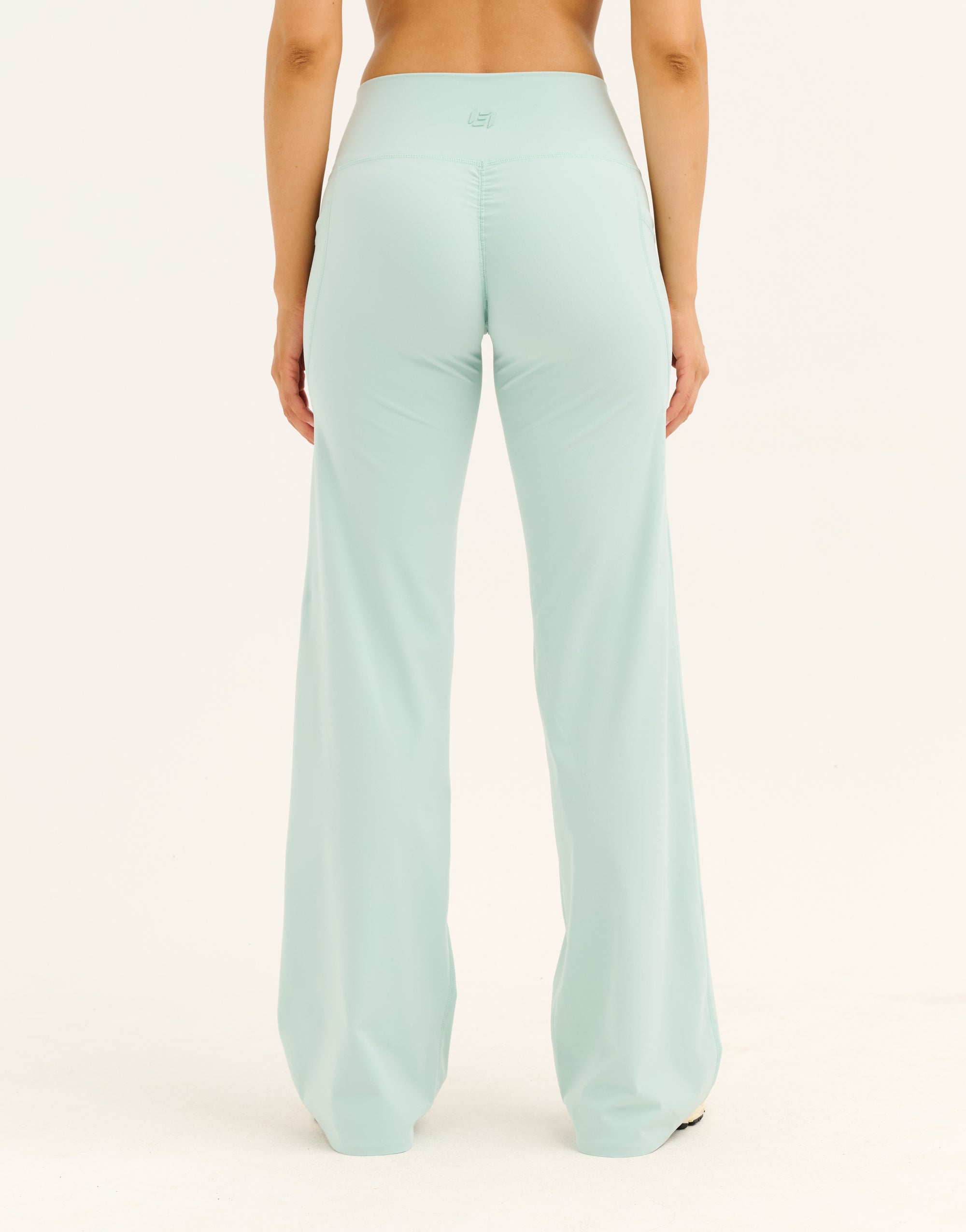 Lycra Wide Leg Pant - Mint