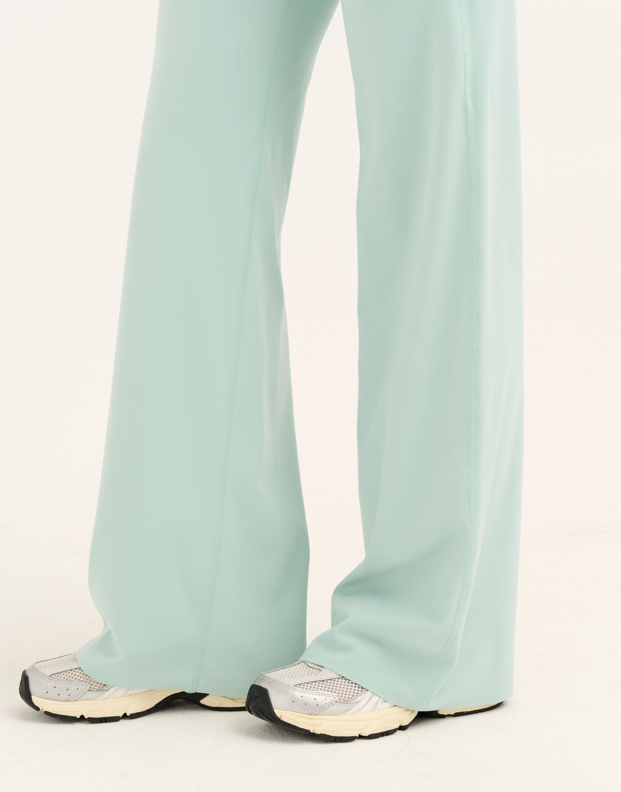 Lycra Wide Leg Pant - Mint