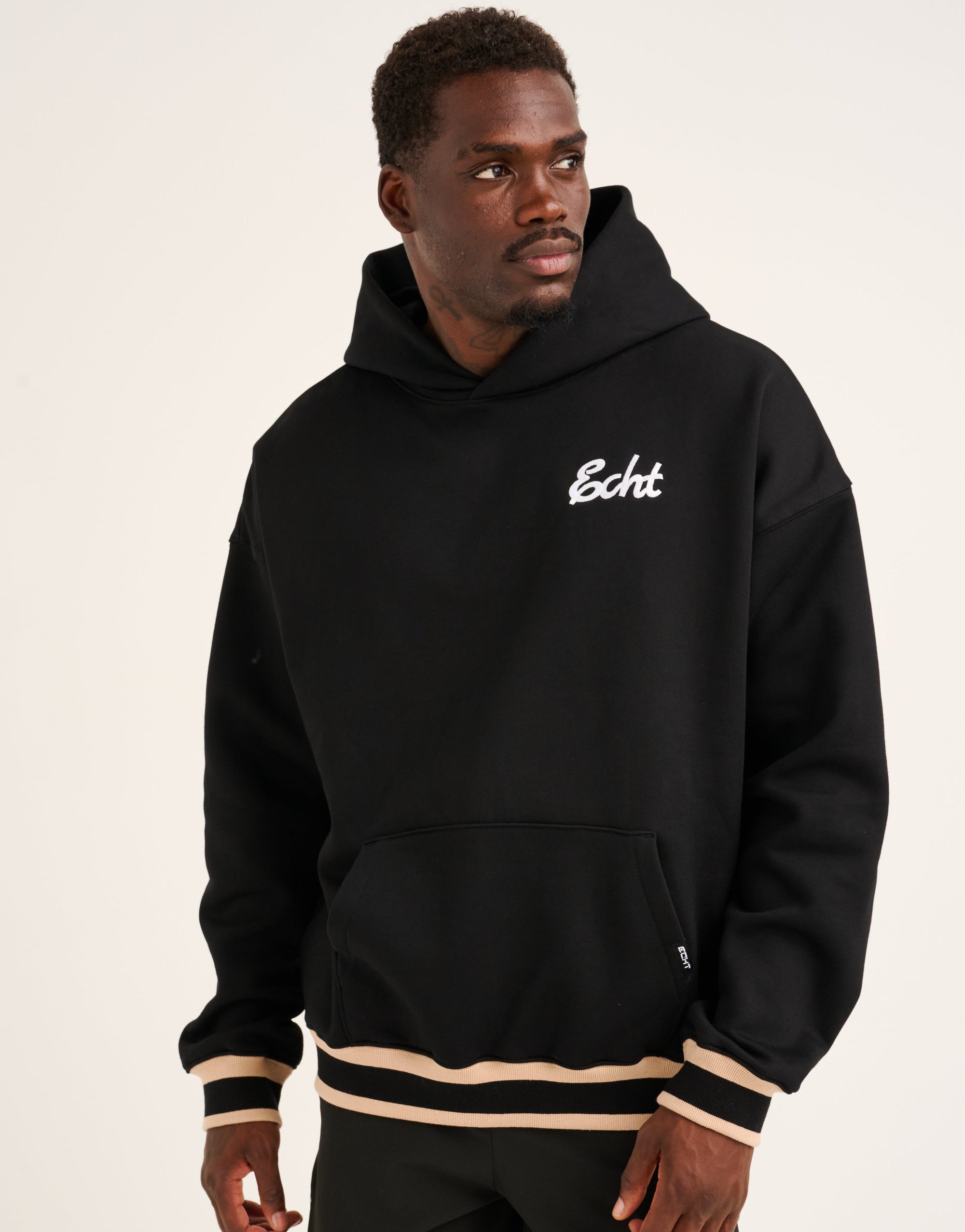 Script Hoodie - Black