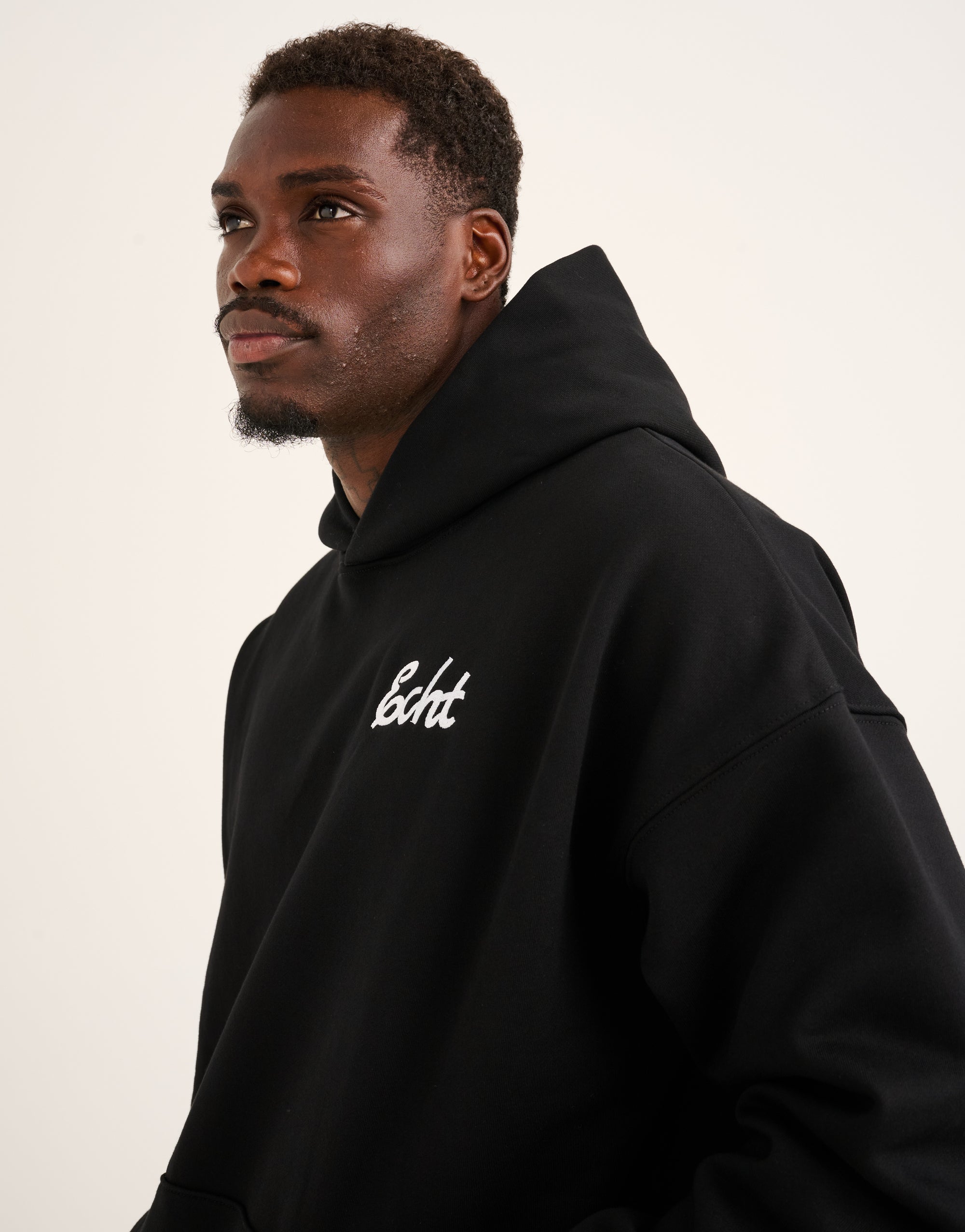 Script Hoodie - Black