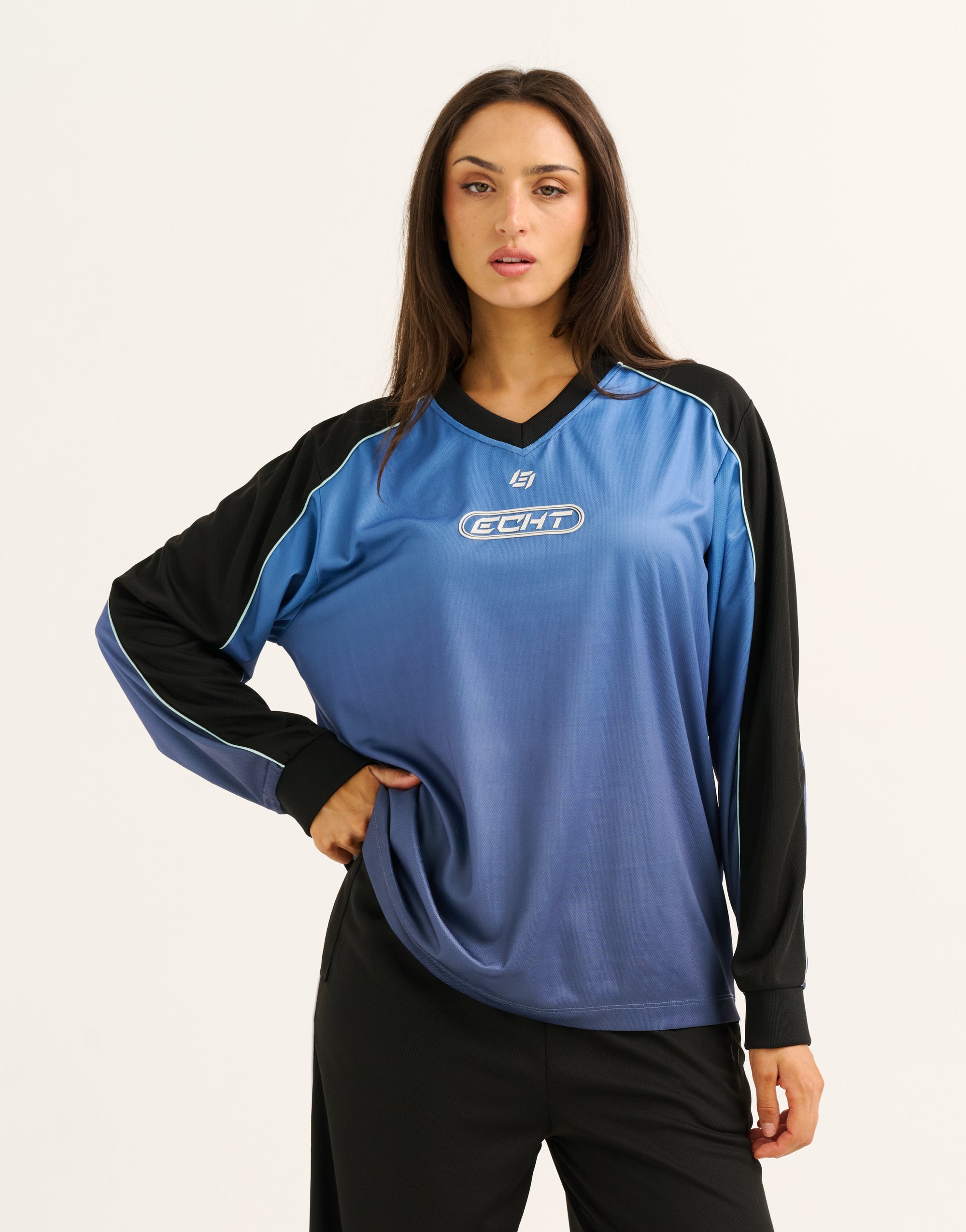 Club Gradient Long Sleeve - Cobalt
