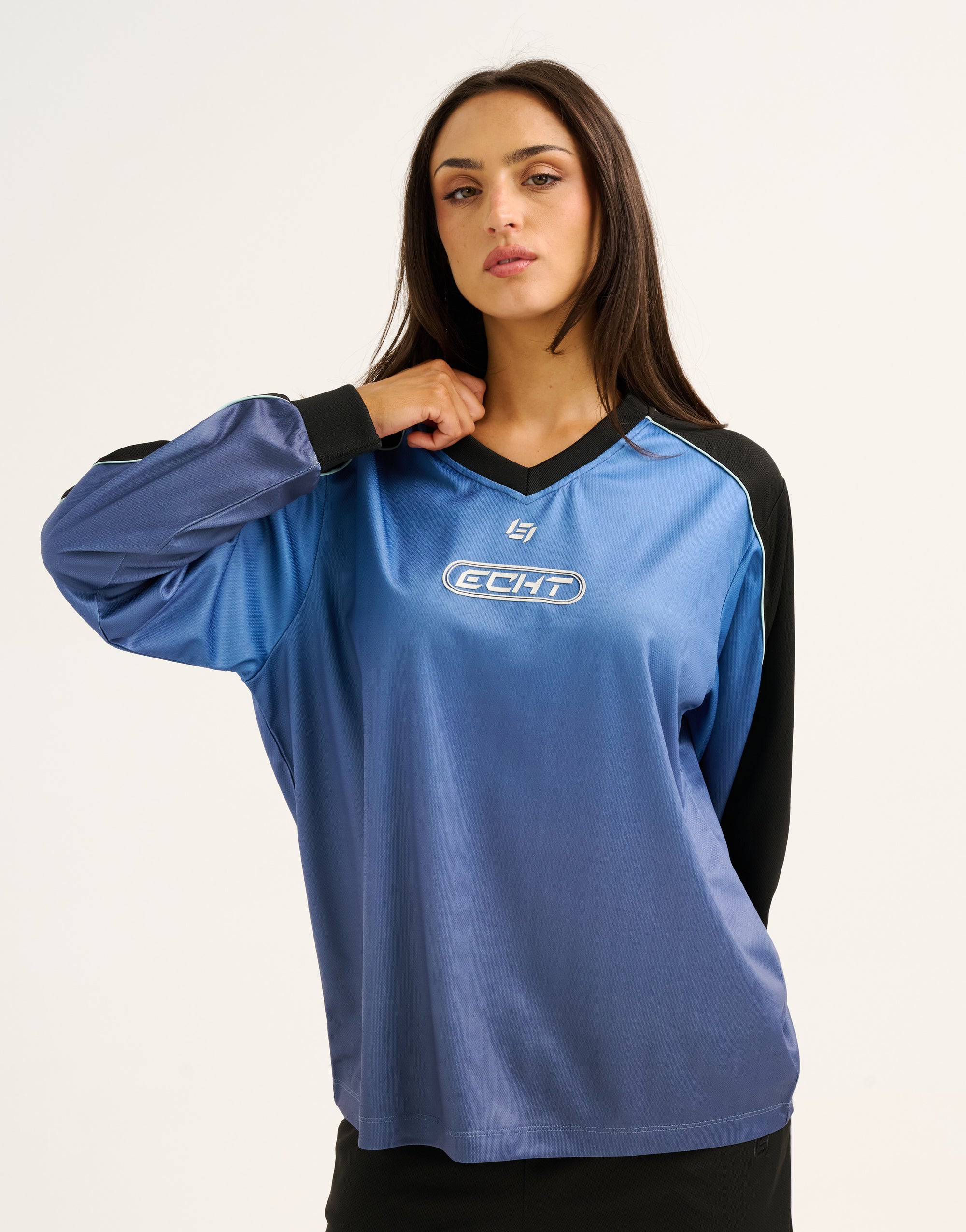 Club Gradient Long Sleeve - Cobalt
