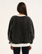Club V Neck Sweatshirt - Black