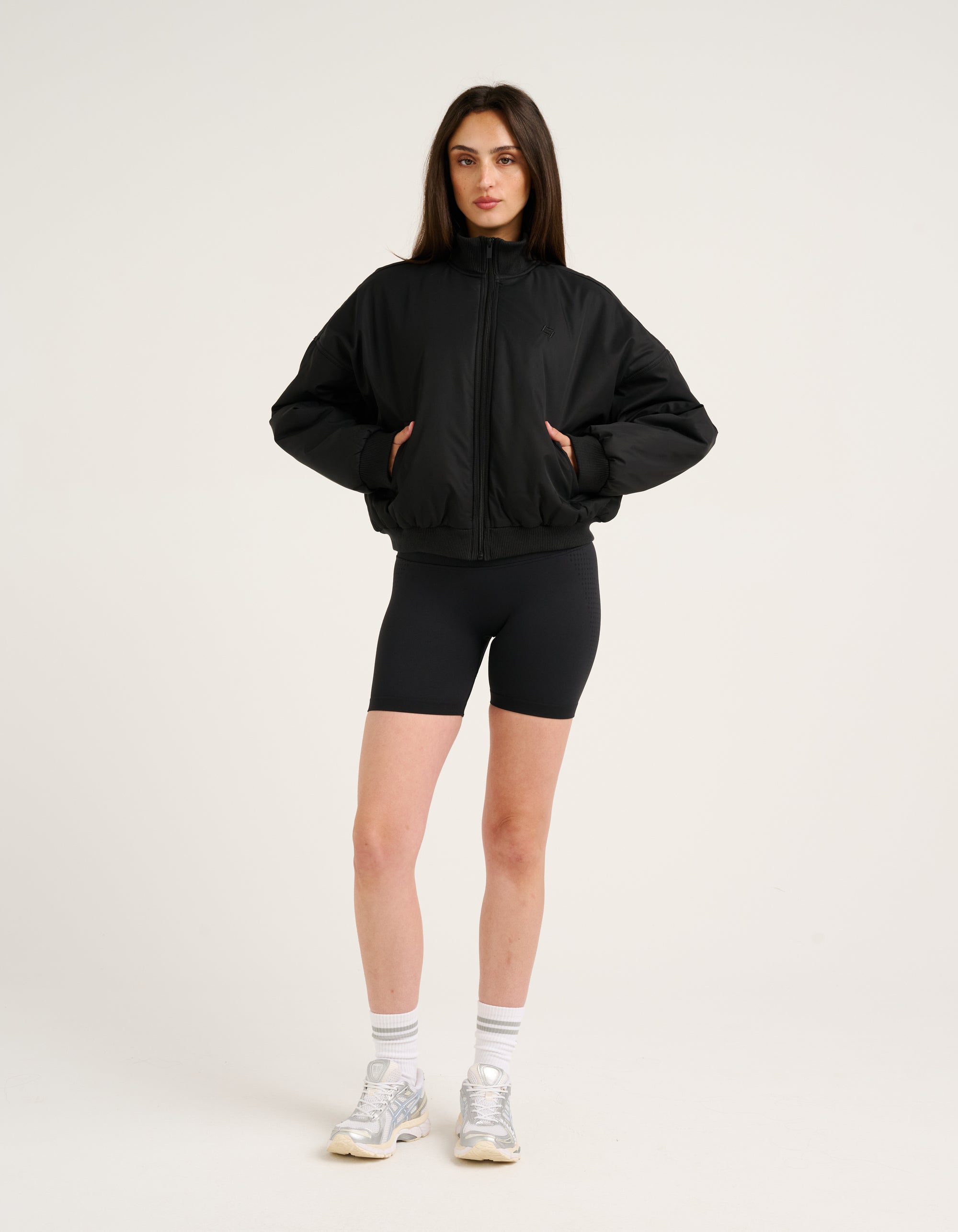 Tempo Pulse Bomber Jacket - Phantom Black