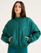 Tempo Pulse Bomber Jacket - Teal