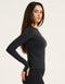 Tempo Pulse Compression Long Sleeve - Phantom Black