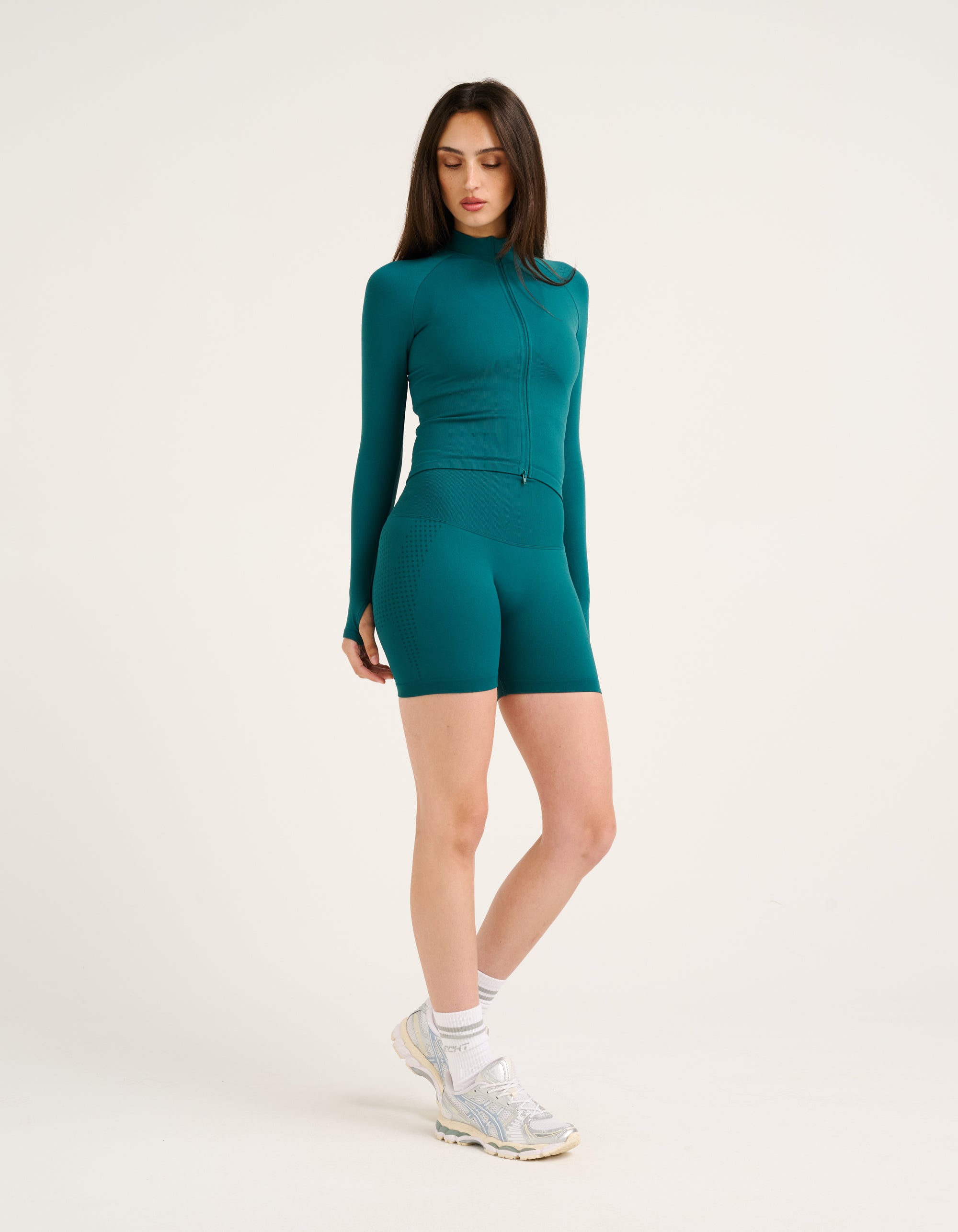 Tempo Pulse Zip-Up Jacket - Teal