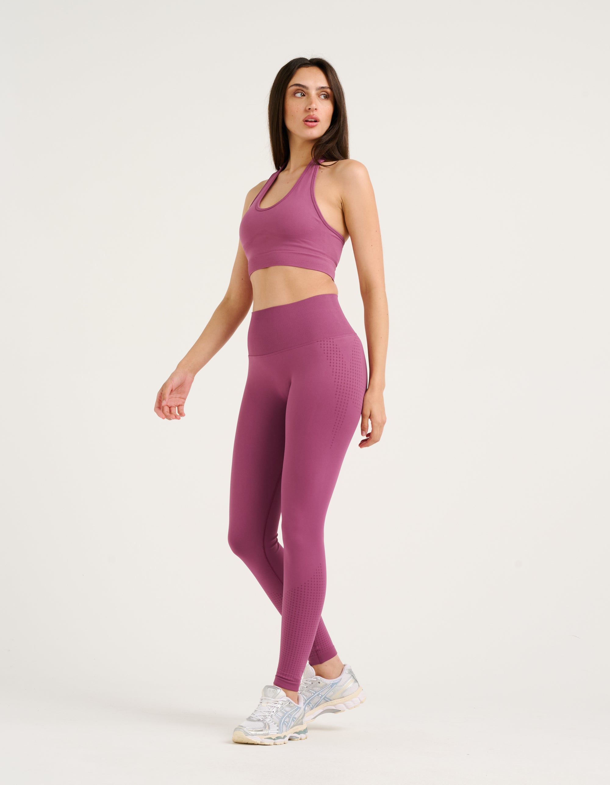 Tempo Pulse Leggings - Plum