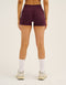 Echt Force Scrunch Mid-Waist Shorts - Blackberry