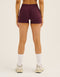 Echt Force Scrunch Mid-Waist Shorts - Blackberry