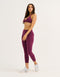 Ascend Pocket Mid-Waist Leggings 23" - Blackberry