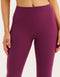 Ascend Pocket Mid-Waist Leggings 23" - Blackberry