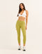 Ascend Pocket Mid-Waist Leggings 23" - Olive