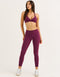 Ascend Pocket Mid-Waist Leggings 25" - Blackberry