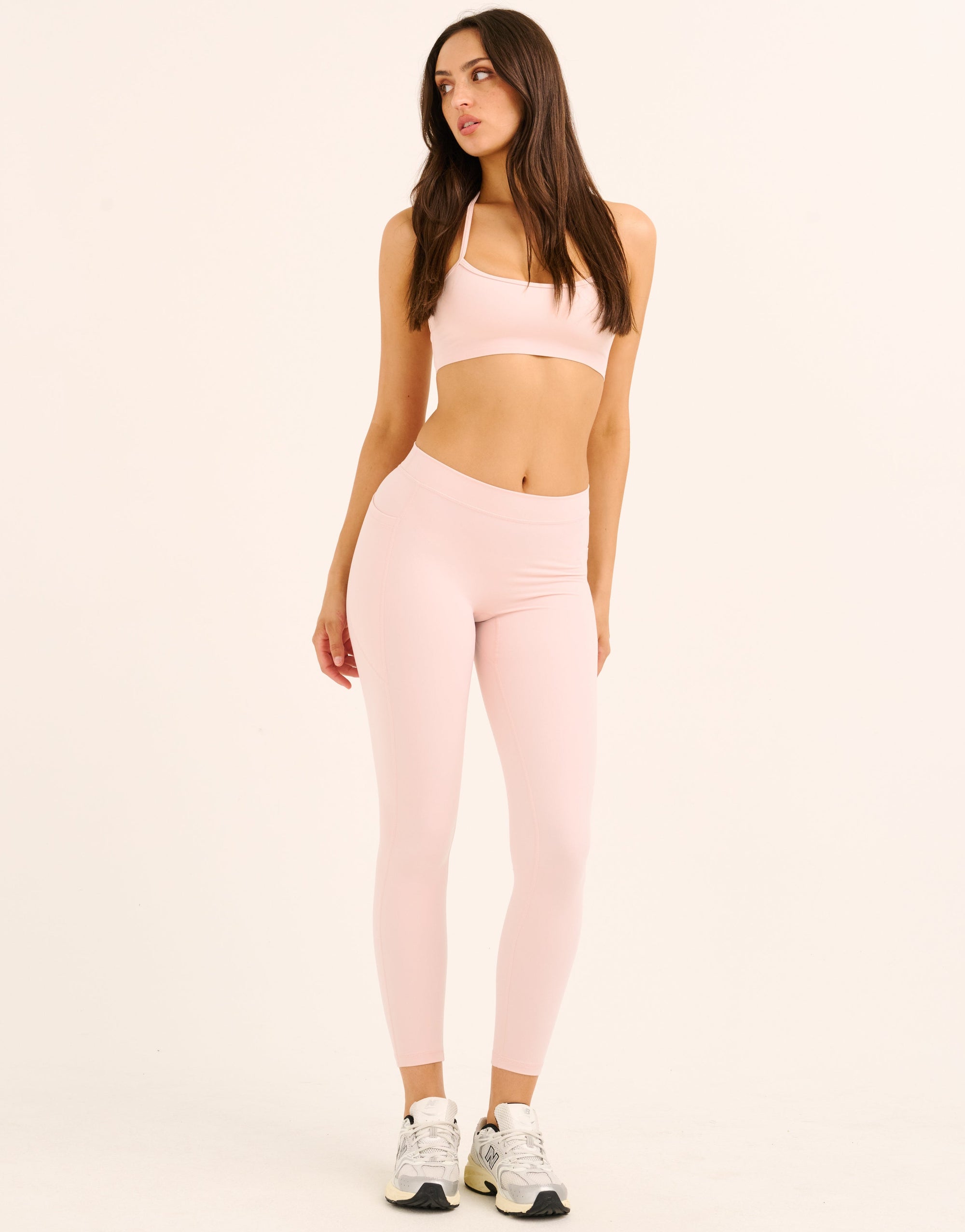 Ascend Pocket Mid-Waist Leggings 25" - Mauve