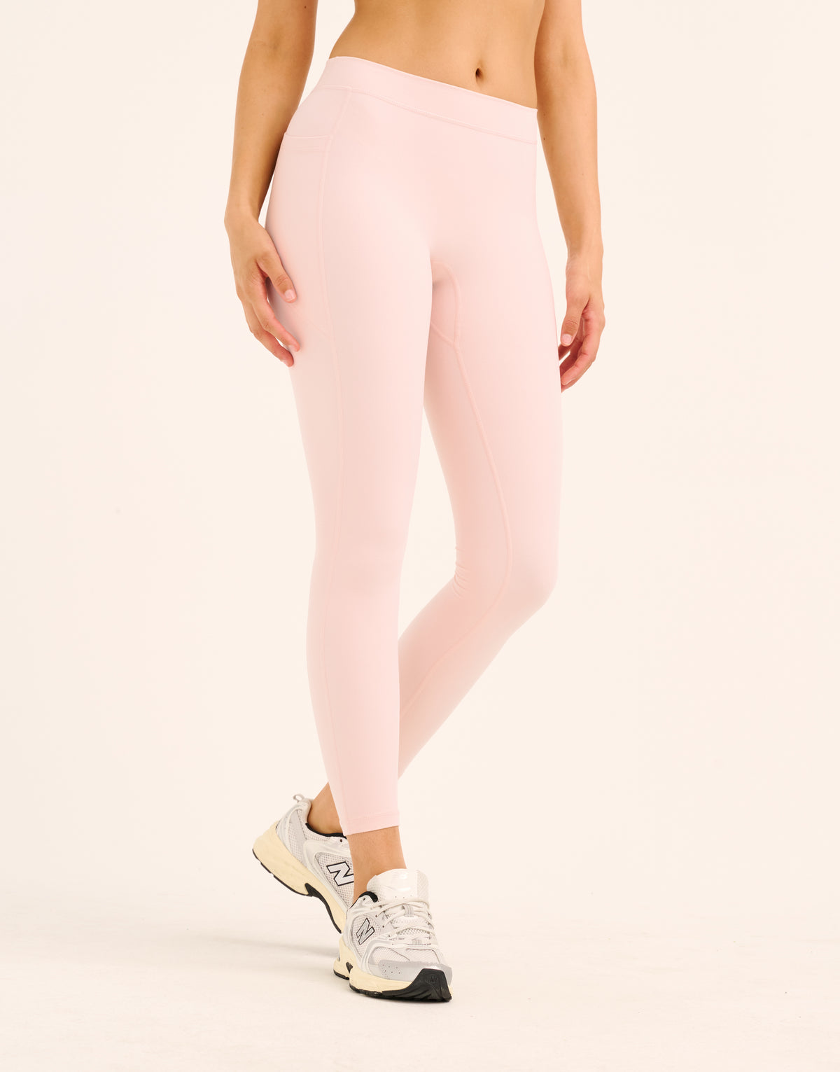 Ascend Pocket Mid-Waist Leggings 25" - Mauve