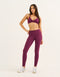 Ascend Pocket Mid-Waist Leggings 28" - Blackberry