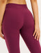 Ascend Pocket Mid-Waist Leggings 28" - Blackberry