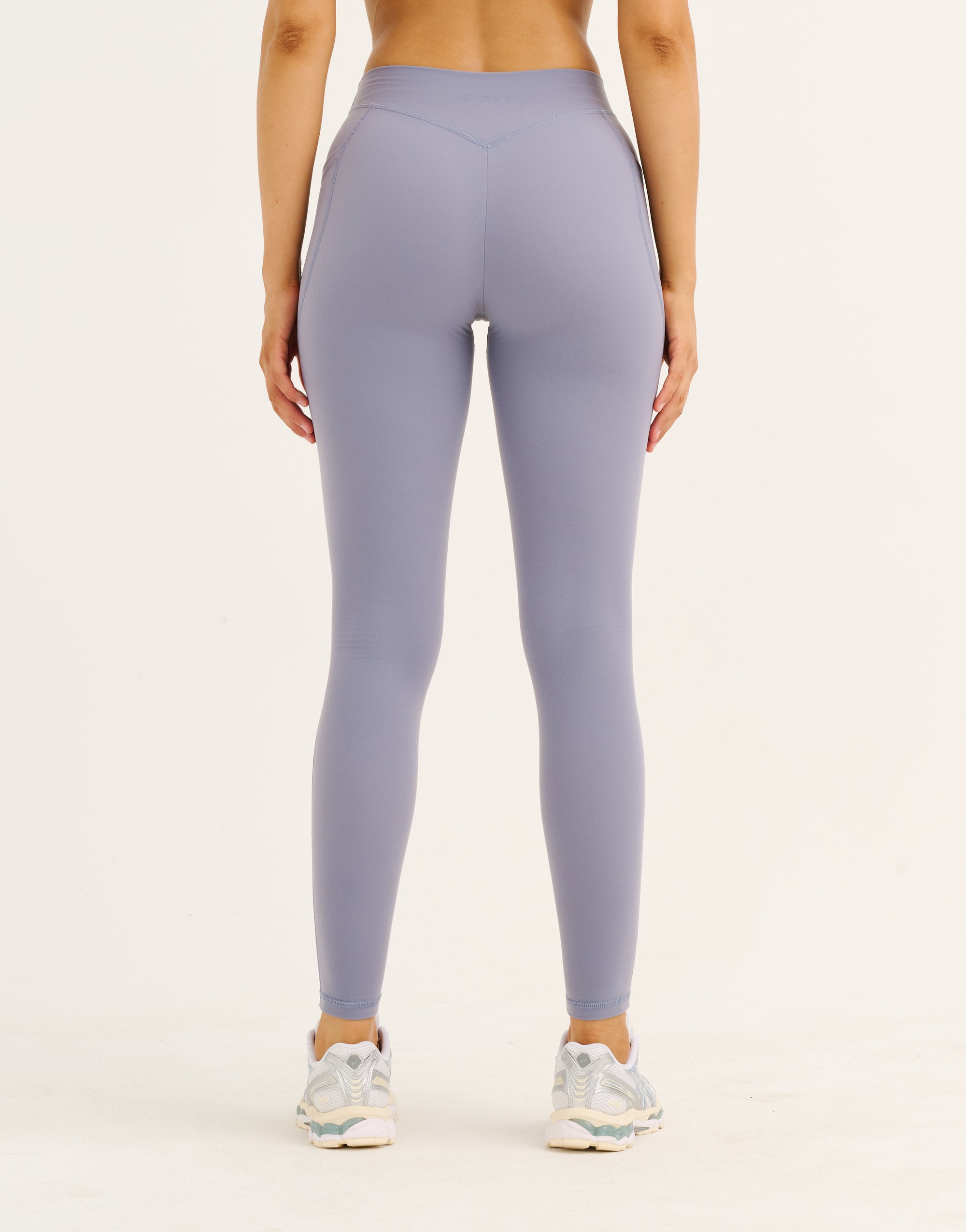 Ascend Pocket Mid-Waist Leggings 28" - Washed Blue