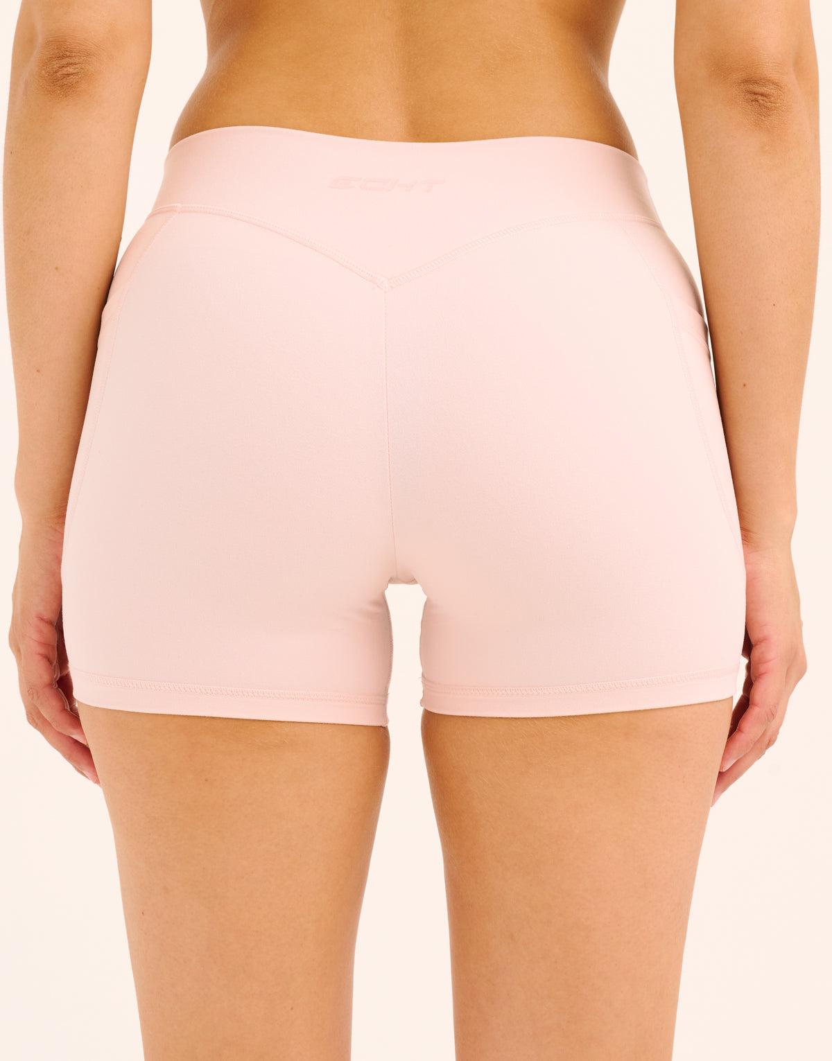 Ascend Pocket Mid-Waist Shorts 4" - Mauve