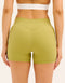 Ascend Pocket Mid-Waist Shorts 4" - Olive