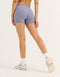 Ascend Pocket Mid-Waist Shorts 4" - Washed Blue