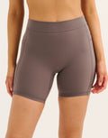 Ascend Pocket Mid-Waist Shorts 6" - Slate Grey