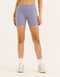 Ascend Pocket Mid-Waist Shorts 6" - Washed Blue